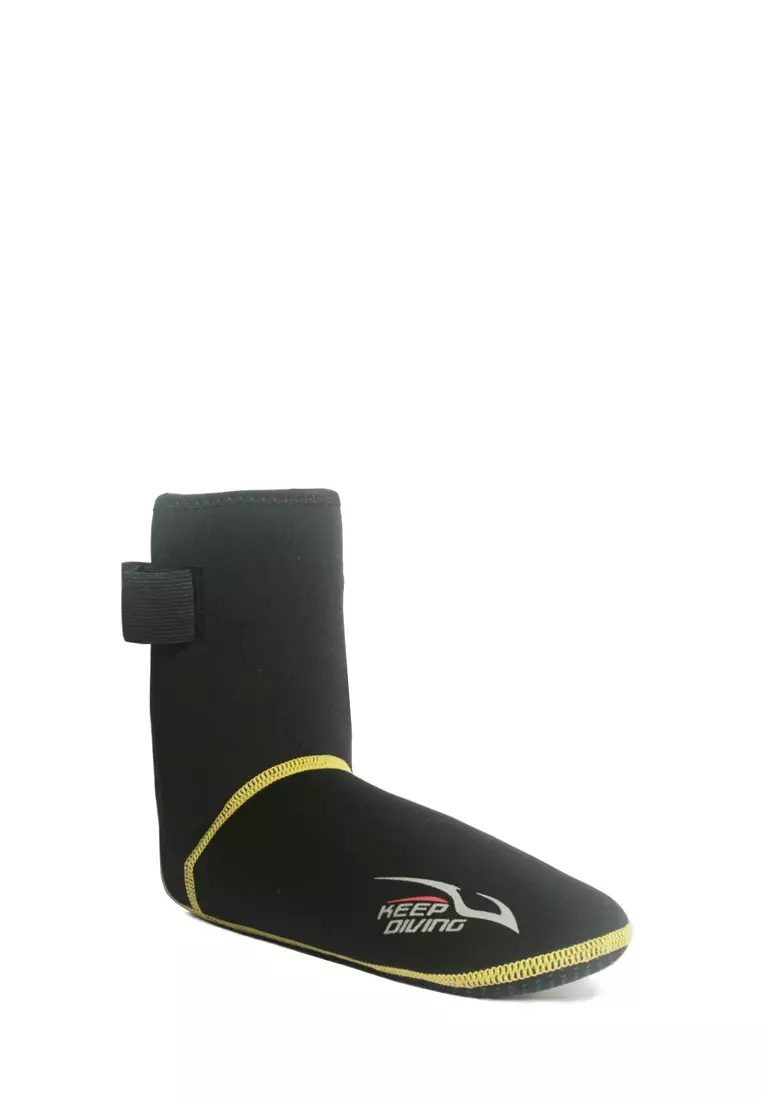 Tifash Sepatu Sporty Scuba Diving Size L Material Rubber ORIGINAL - Black