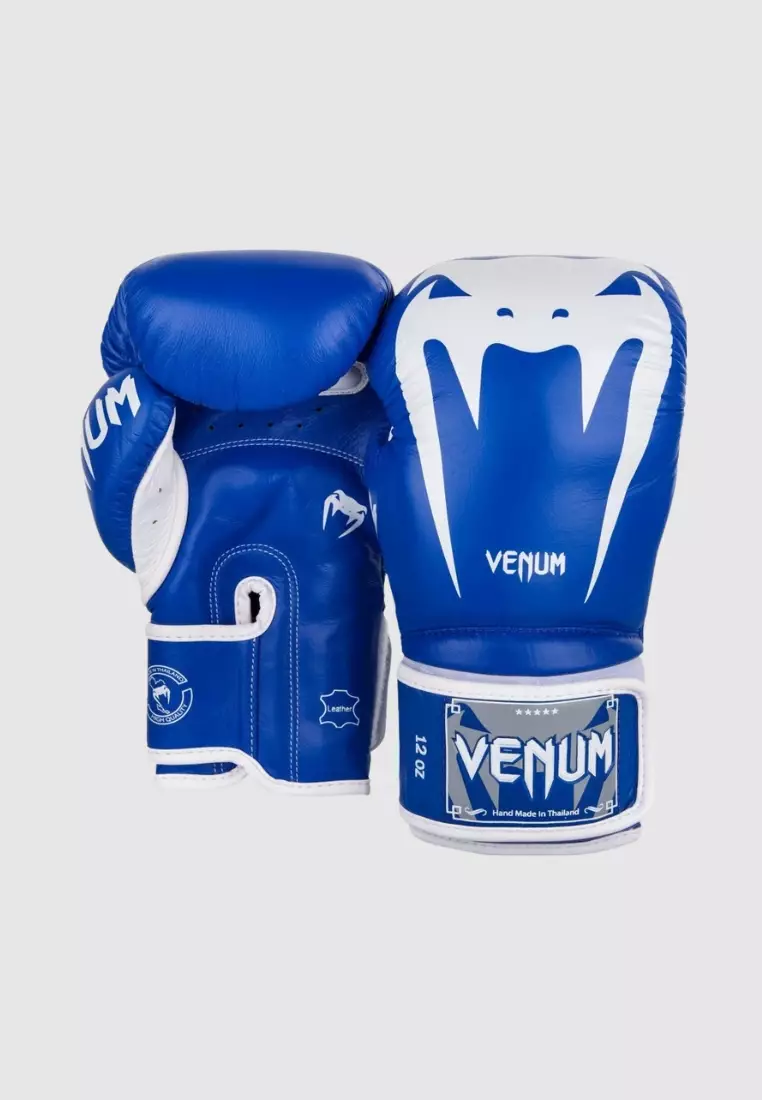 Blue venum shop boxing gloves