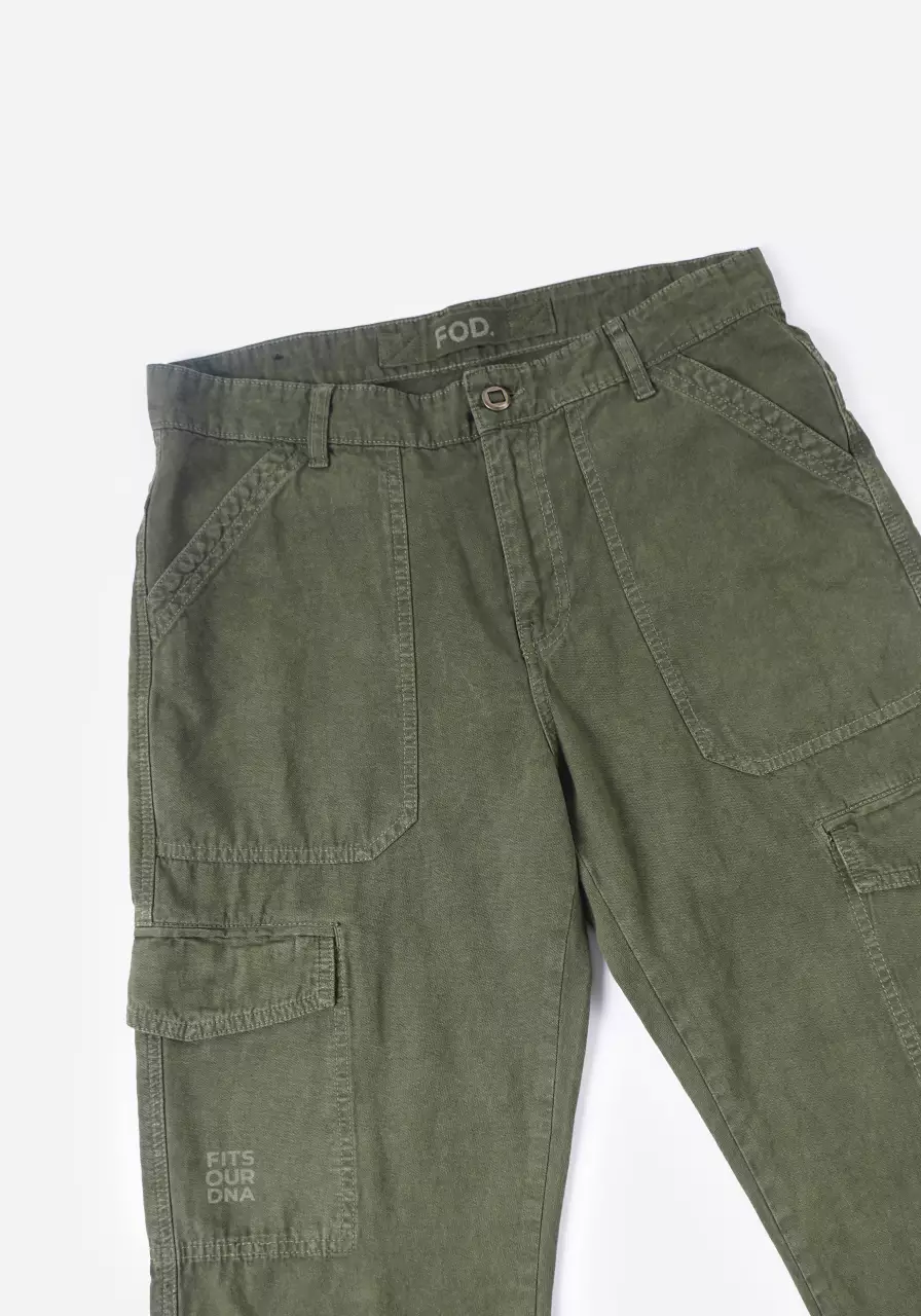 Celana Panjang Cargo Pria Regular Jod Army