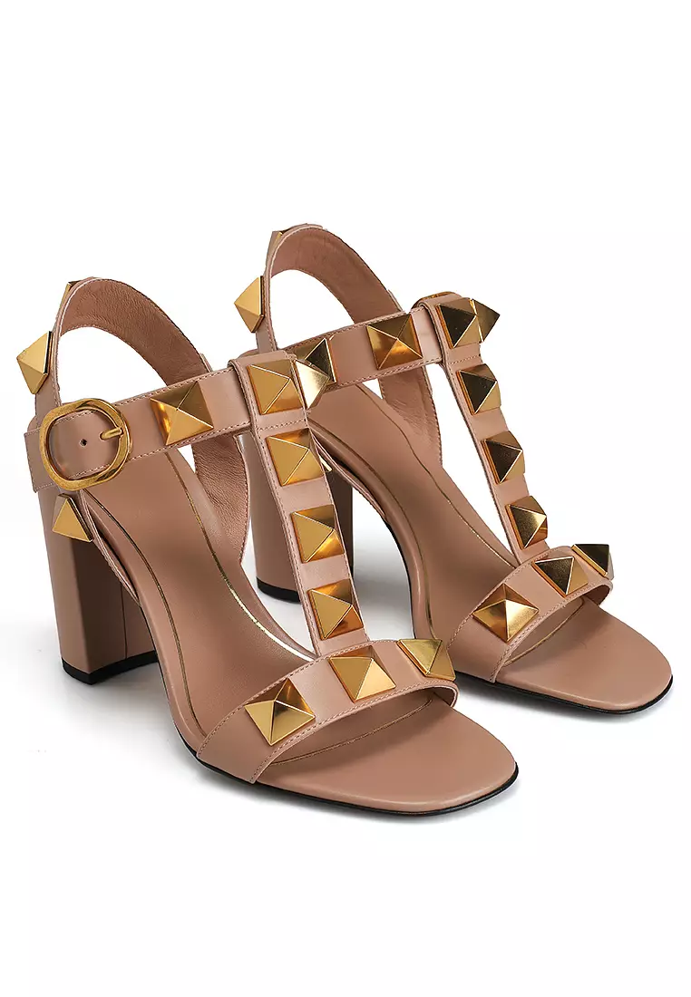 Jual Valentino Roman Stud Heel Sandals 90 mm (ik) Original 2025