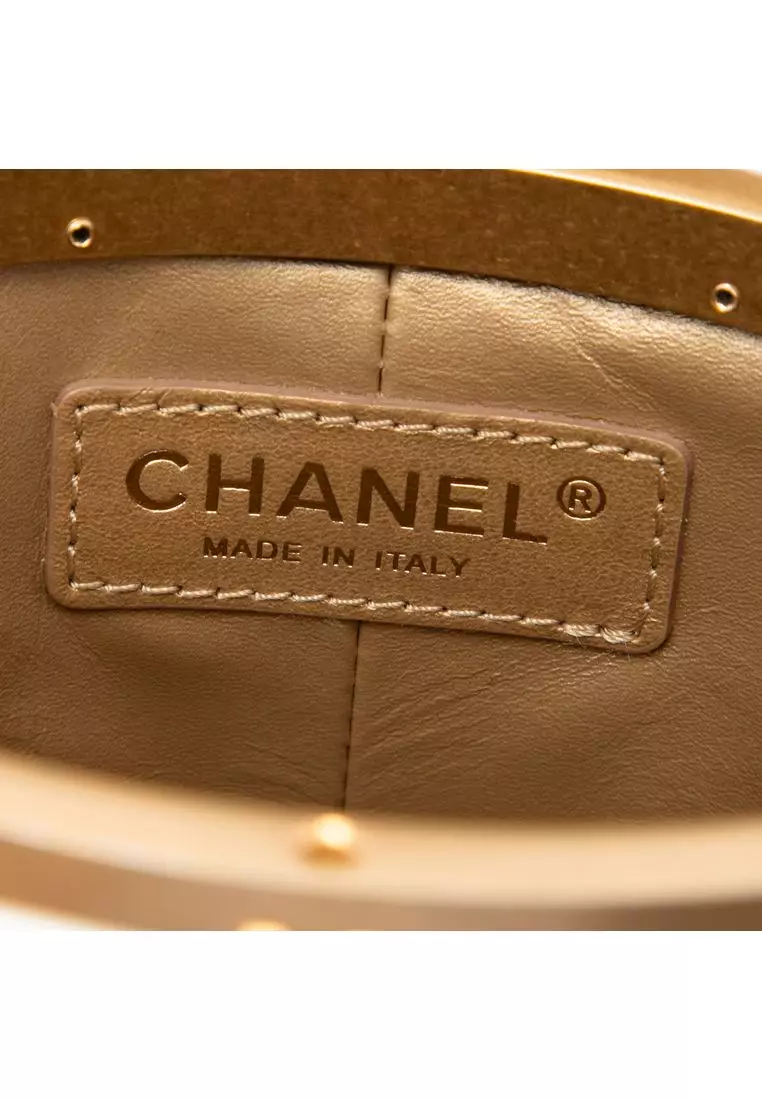 Pre-Loved Chanel Small Quilted Lambskin Crown Box Bag