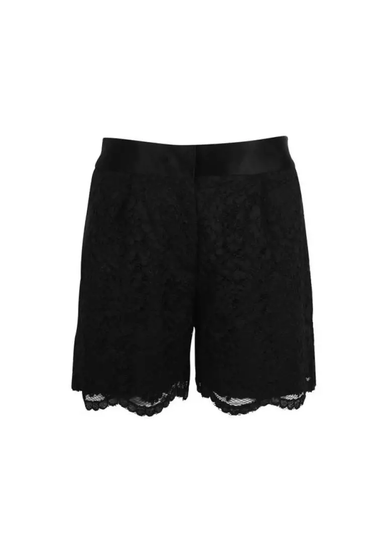 Black designer sale shorts