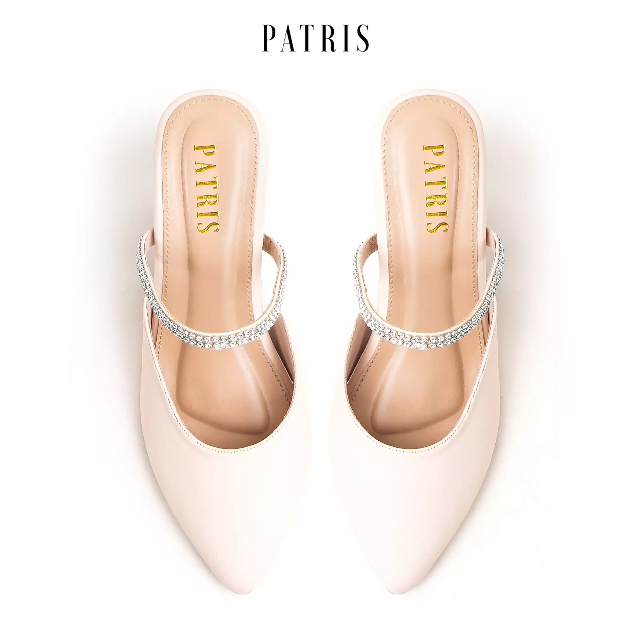 PATRIS Charlene Mules Wanita Heels / Hak 7 Cm