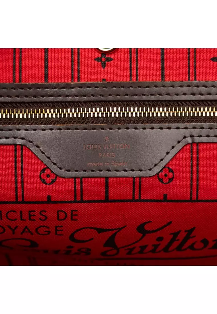 Pre-Loved Louis Vuitton Damier Ebene Neverfull Mm