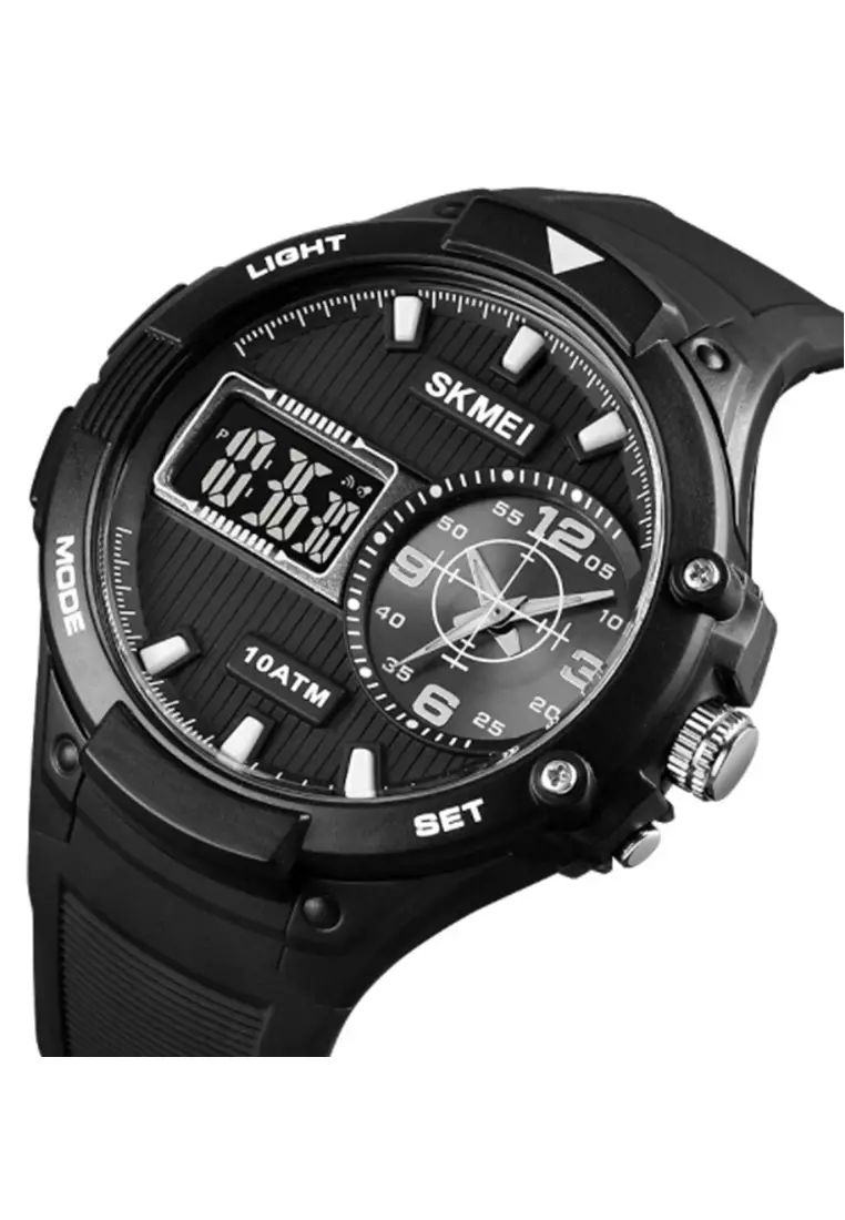 Jam Tangan Analog Digital Pria Waterproof Many Function Strap Tali Material Silicone BY20 ORIGINAL