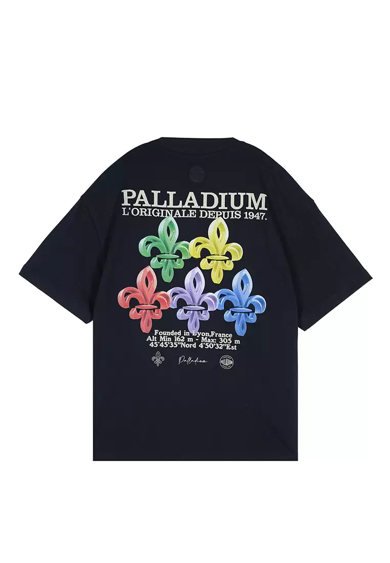 MEN'S PALLADIUM LOGO LOOSE FIT COTTON T-SHIRT