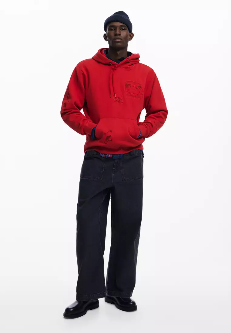 Tiger Embroidered Sweatshirt