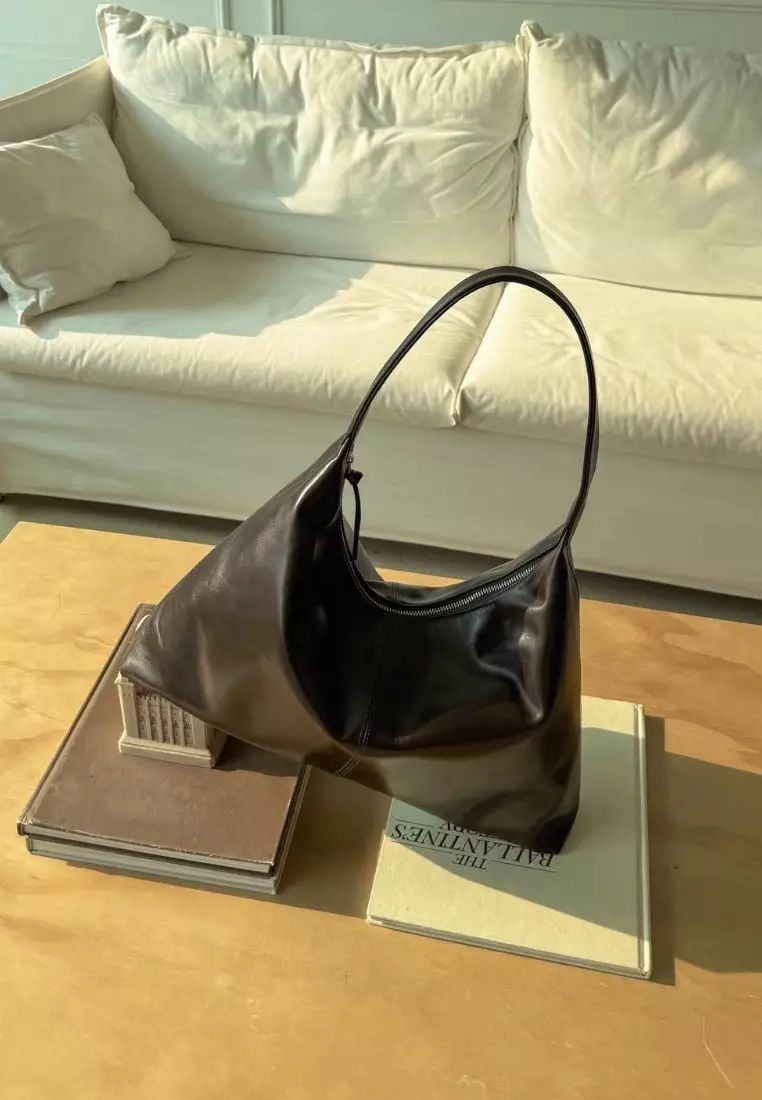 Monet Bag L Pull-Up Dark Brown