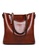 Lara brown Retro Shopper Bag D3098ACED75A4BGS_2