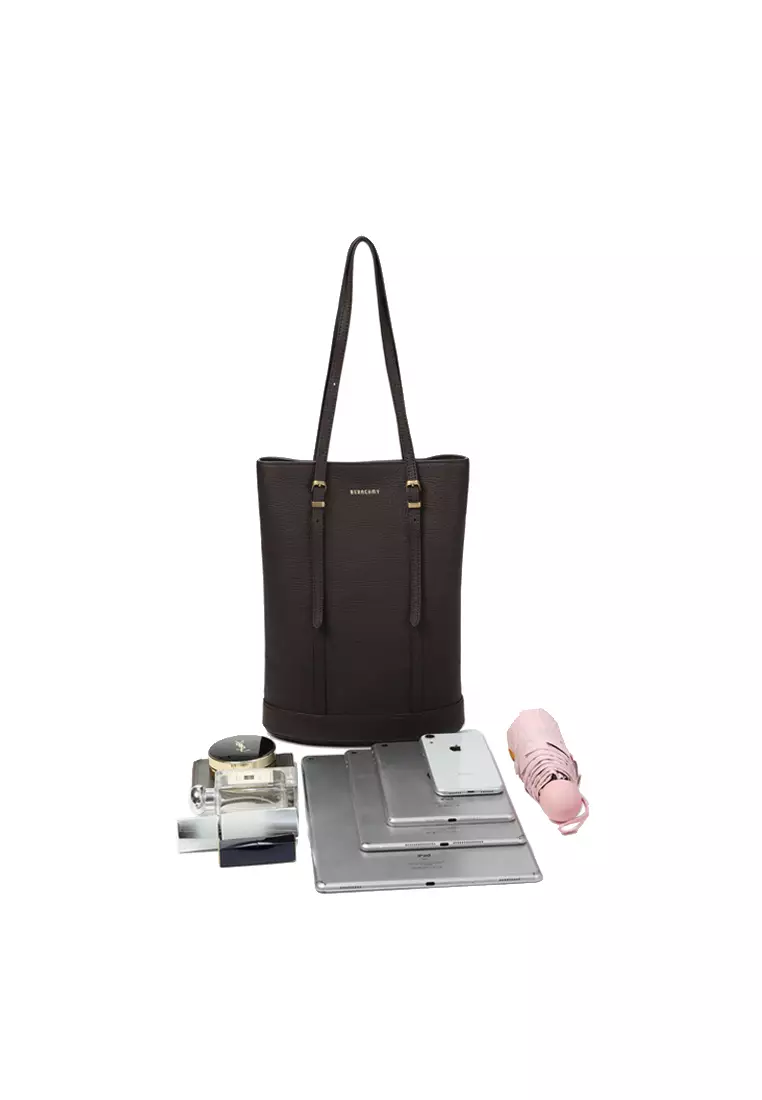 LYLE Portrait Tote - Grained Moonlight Grey