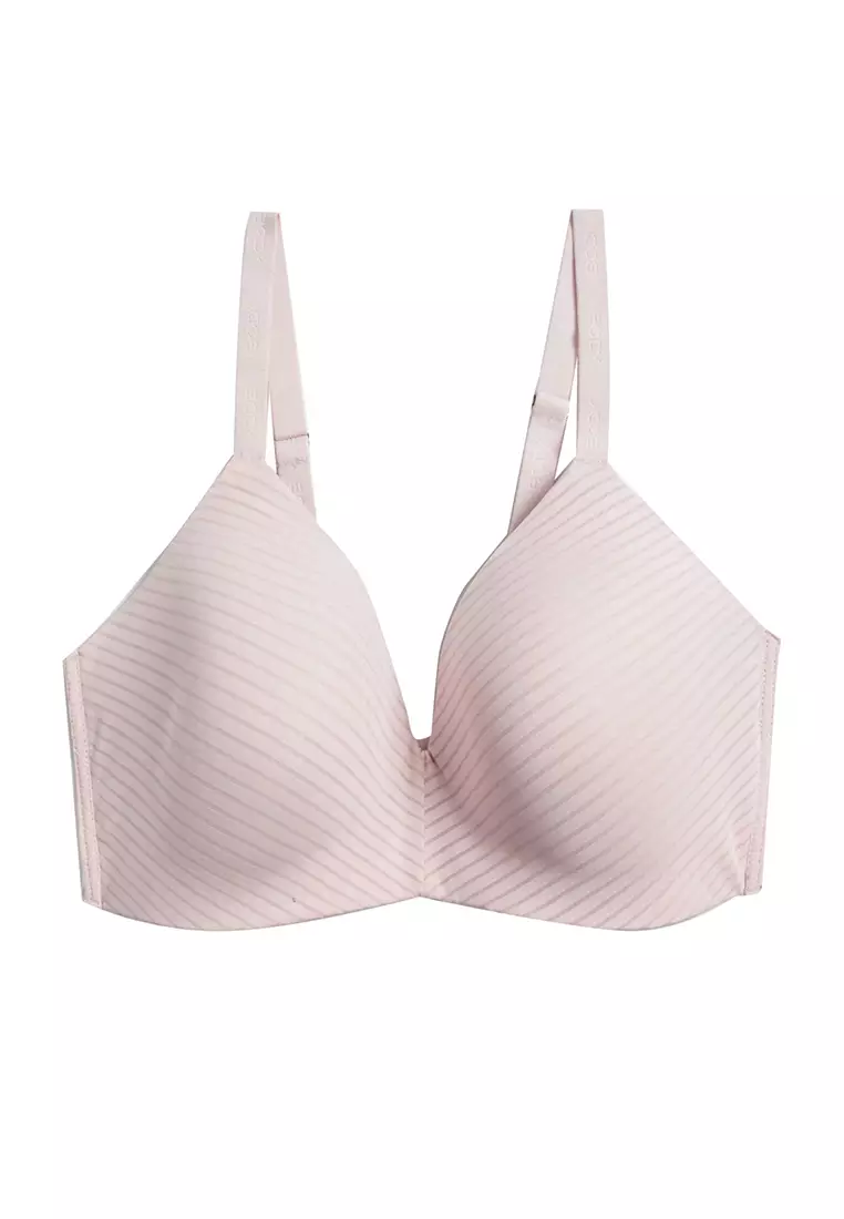 M&S Underwired White/Pink Full Cup Boutique Bra. 28C Hearts NWT