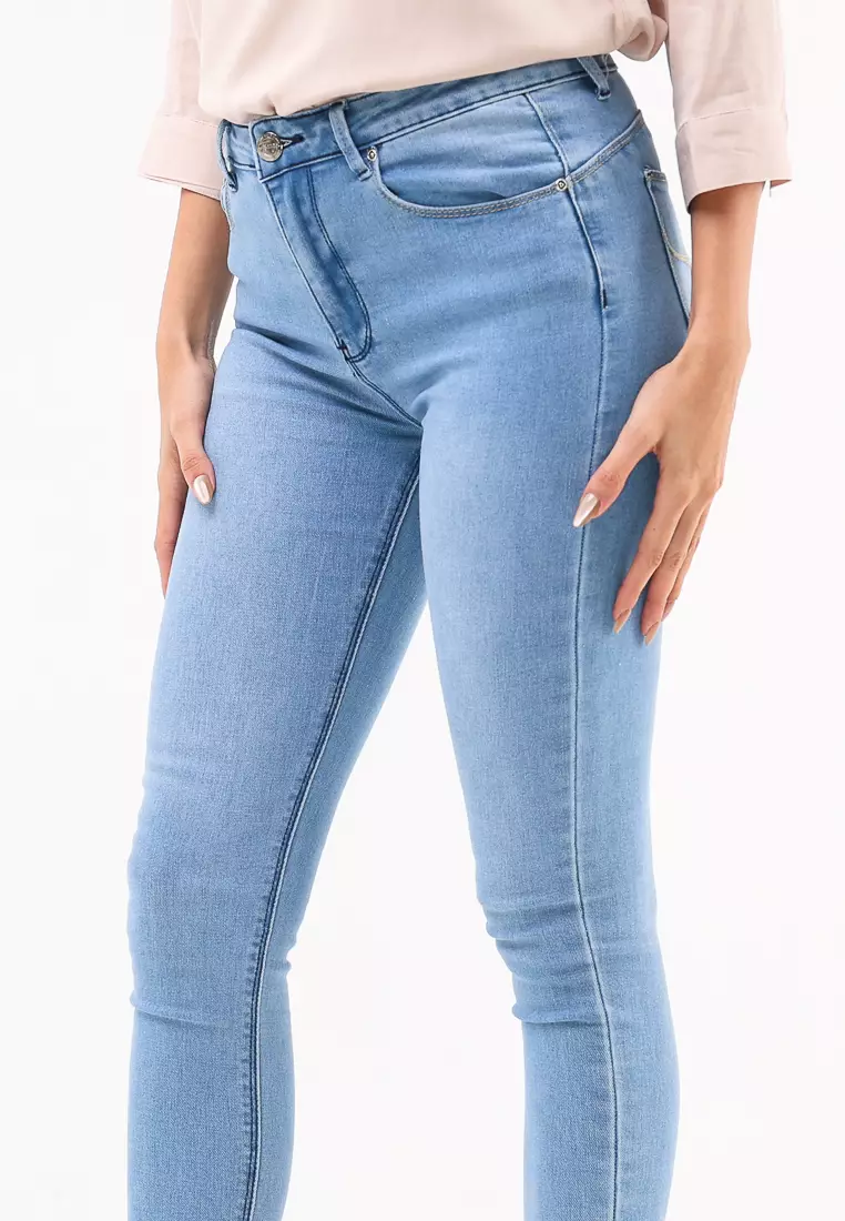 Buy Freego Ladies Cropped Skinny High Waist Jeans 2025 Online