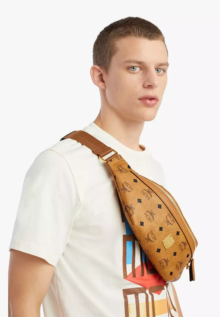 Mcm mens belt on sale bag