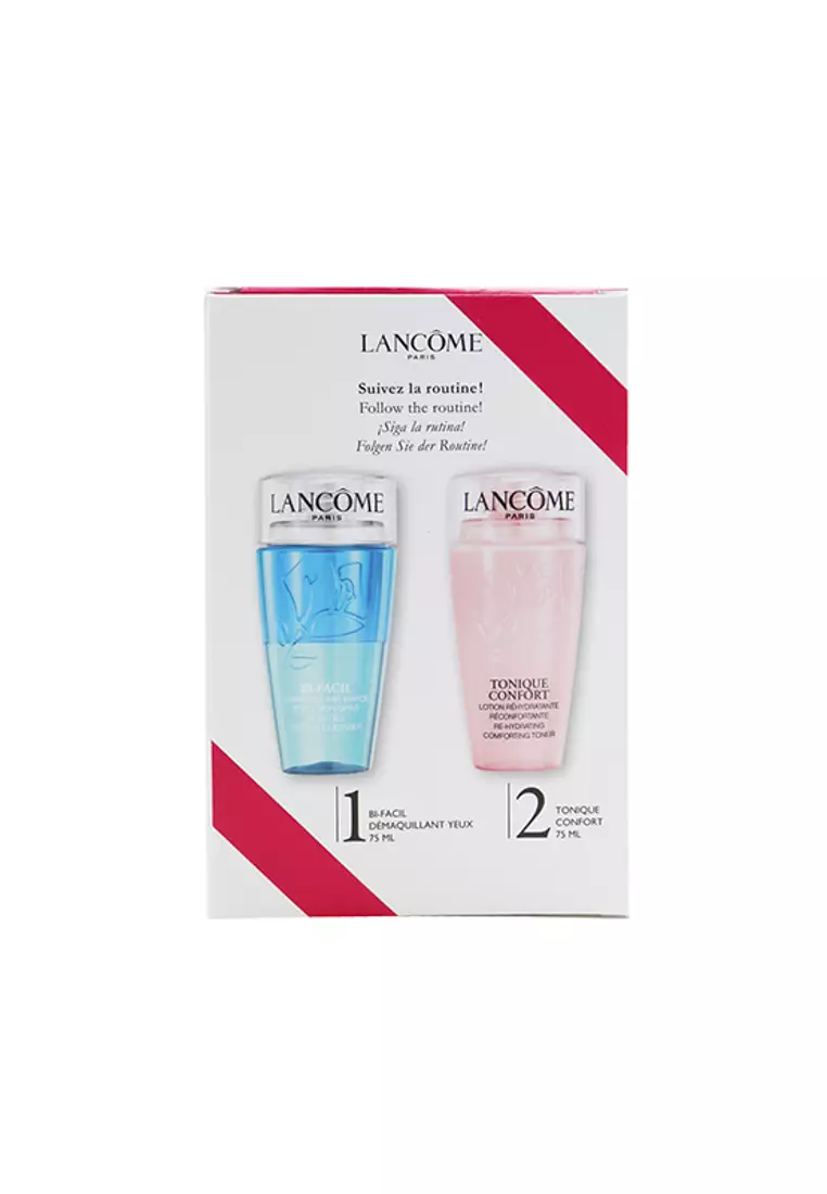 Lancome - My Cleansing Must-haves Set: Bi-facil 75ml + Confort Tonique 75ml 2pcs