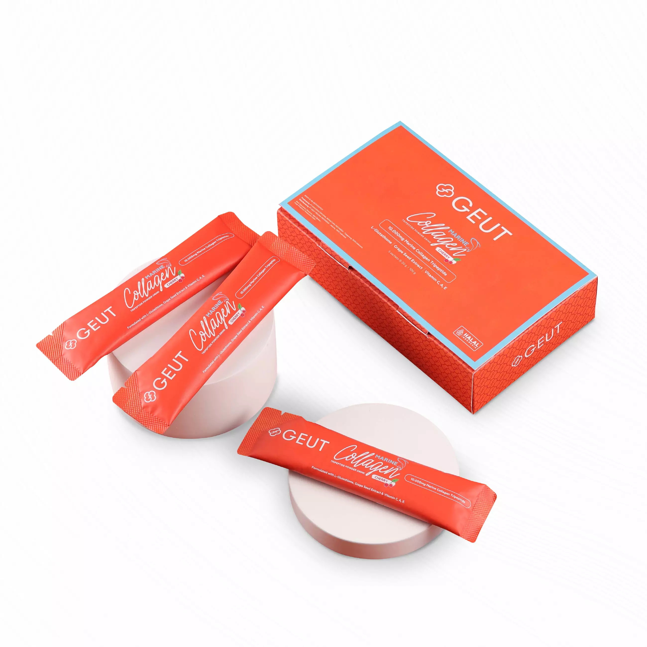 GEUT MARINE COLLAGEN TRIPEPTIDE Cherry 5pcs