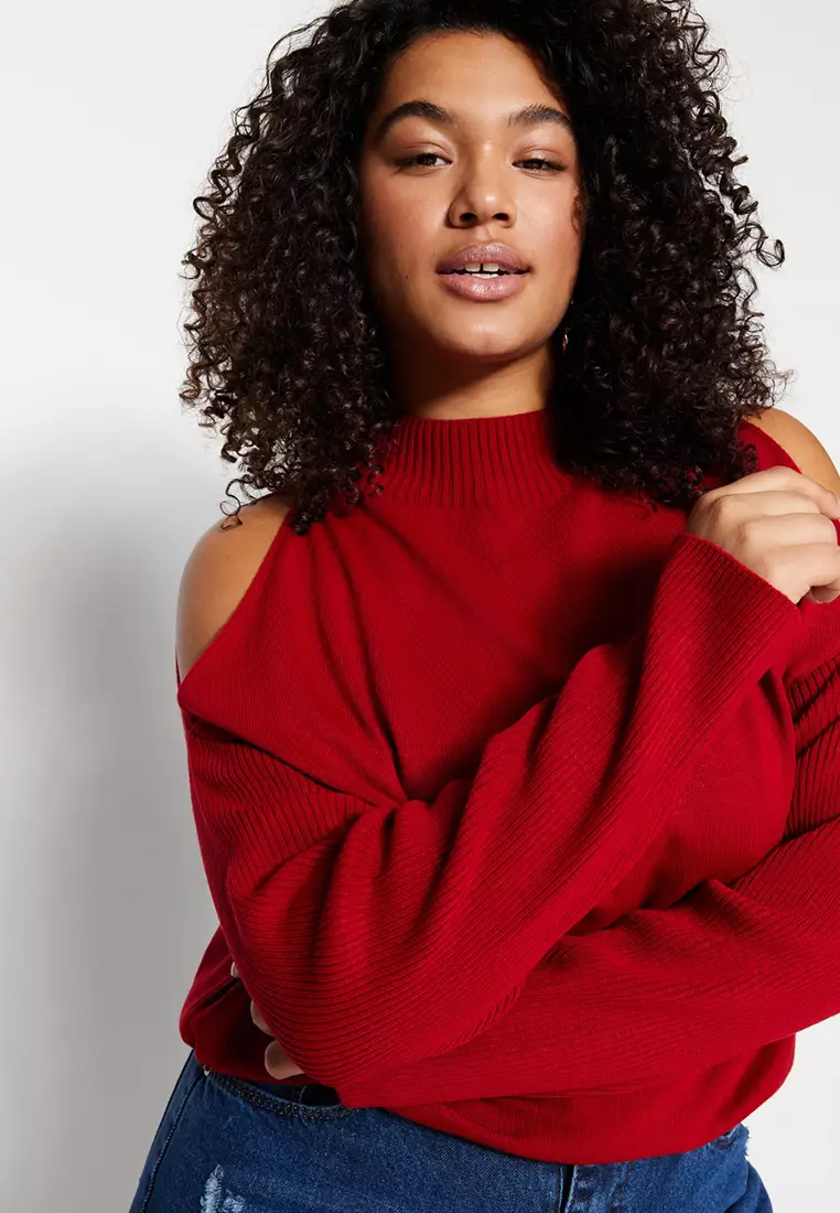 Cut Out Detailed Knitwear Sweater