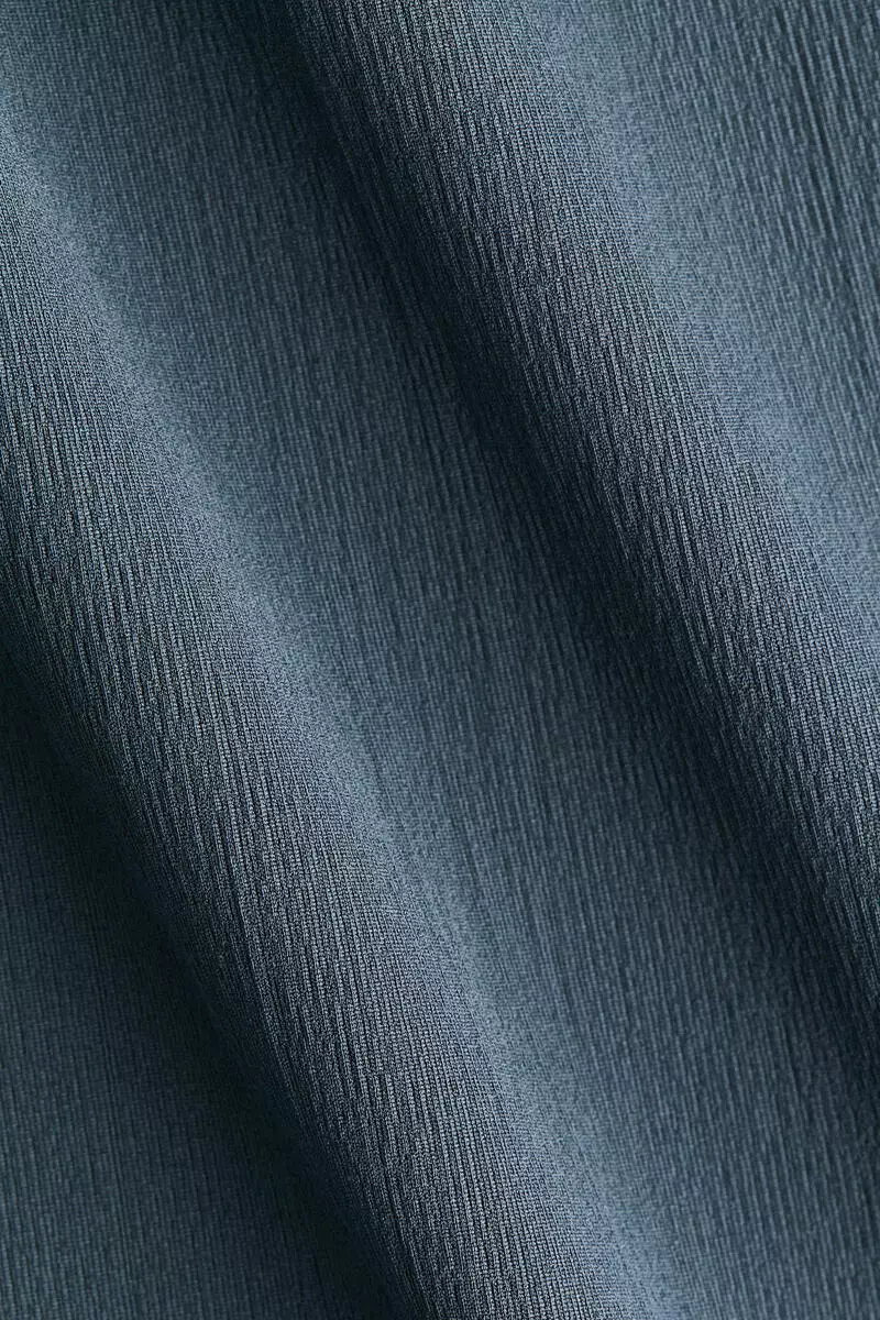 Draped crinkled top