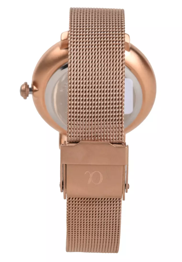 Alfa - Jam Tangan Wanita - Rosegold - Stainless Steel Bracelet - 38007L-D