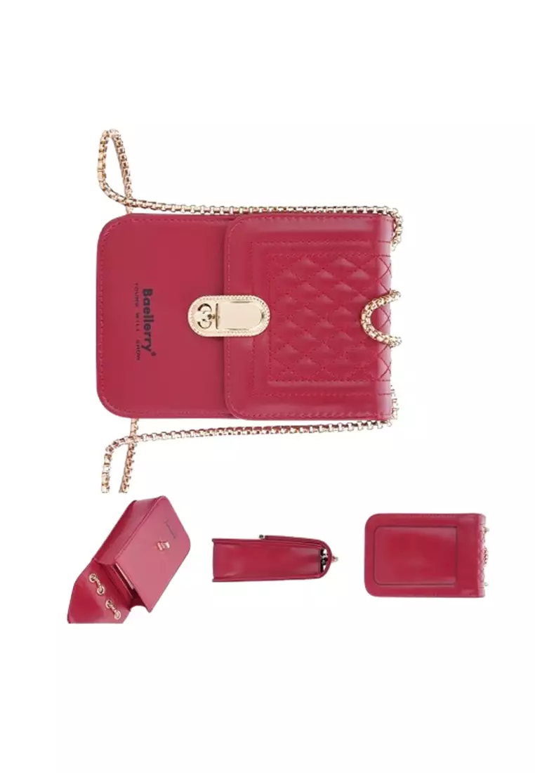 Tas Selempang Wanita Bahan Kulit PU Leather Premium BAEOS