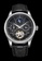 LIGE black and silver LIGE Unisex AUTOMATIC Stainless Steel Watch 44mm, Black Dial and Leather Strap B5586AC68B4393GS_2