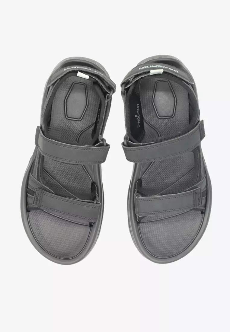 Dr Cardin Faux Leather Cum Fabric Men Chunky Sport Sandal  D-HOL-7951