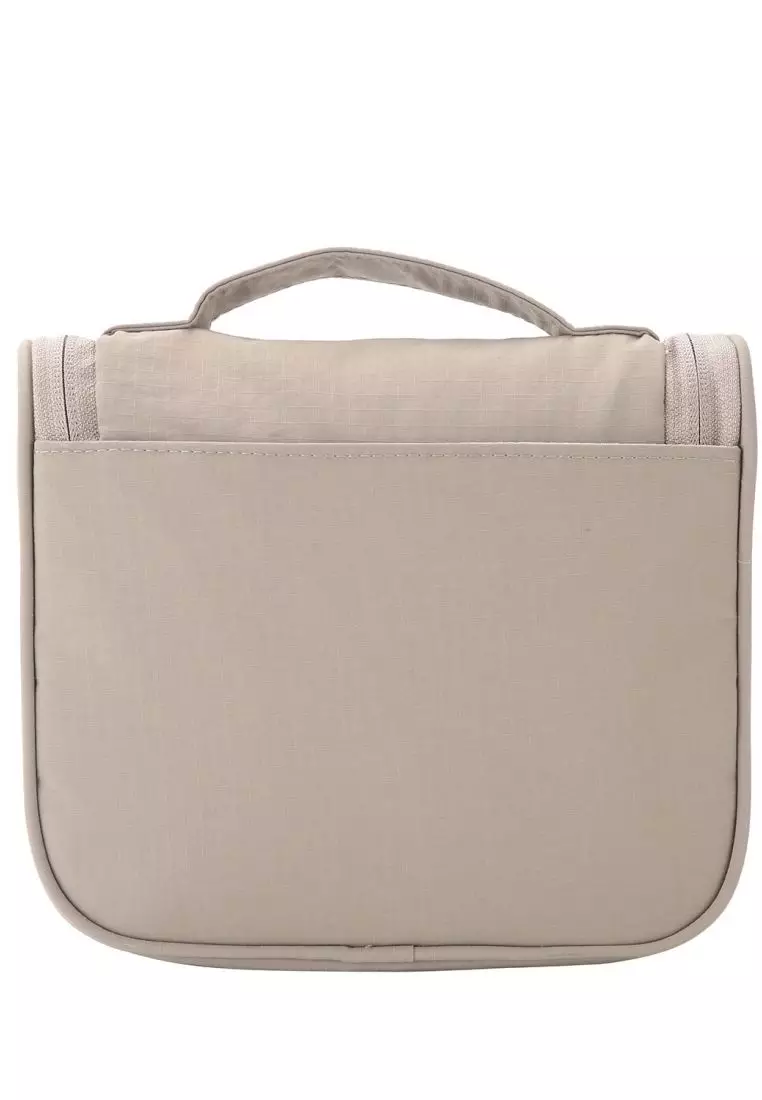Crossing Waterproof Ripstop Nylon Hanging Toiletry Kit - Light Grey