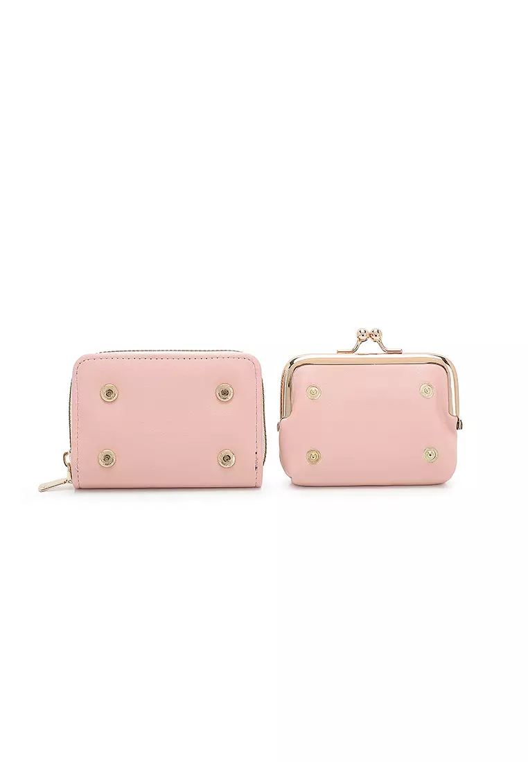 Women's Short Wallet / Purse - Pink