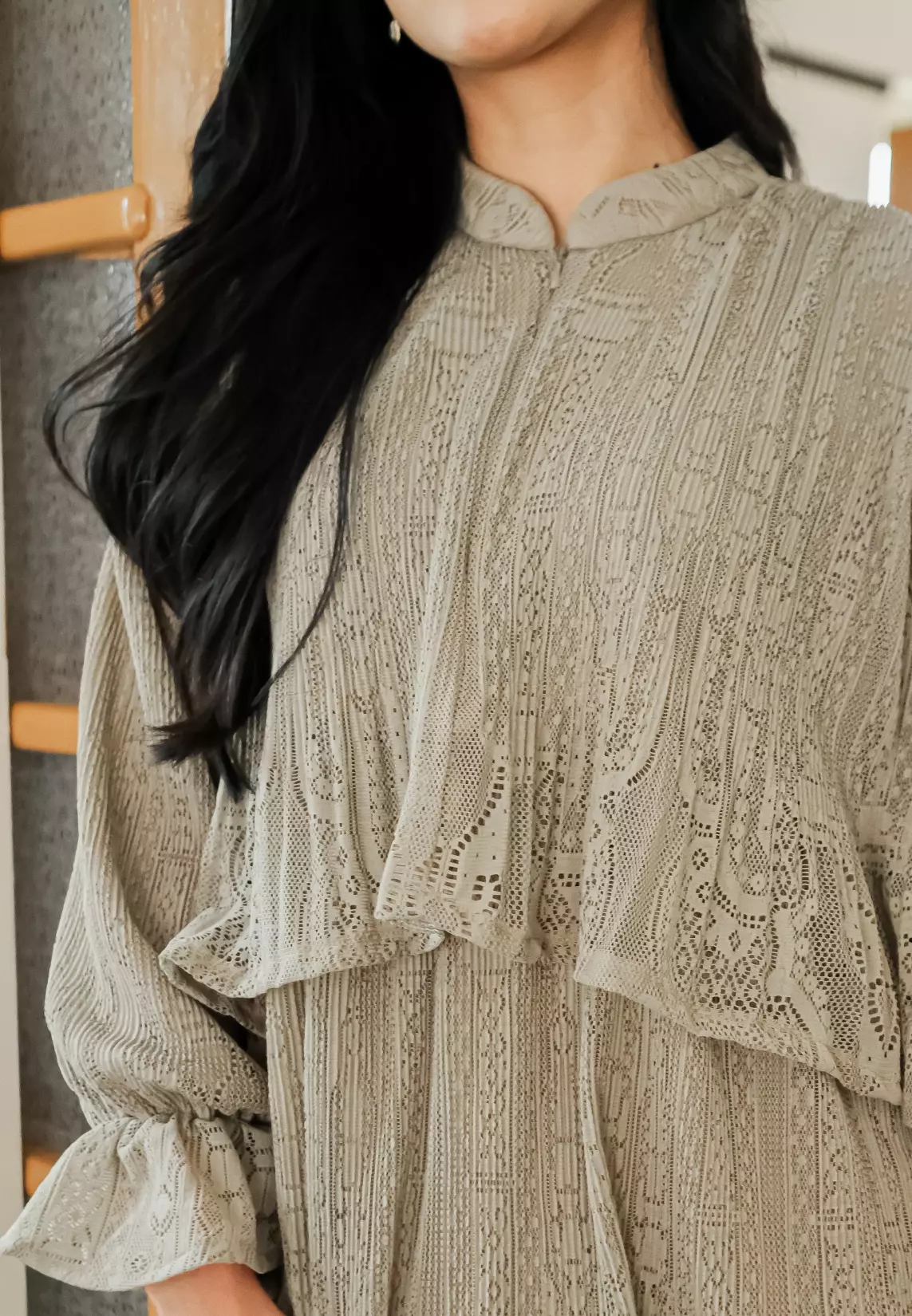Ansara Blouse - Dusty Sage