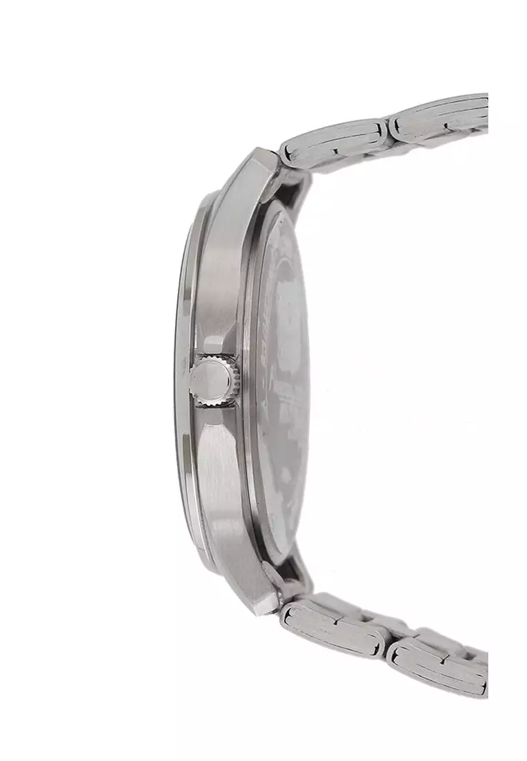 Alexandre Christie Jam Tangan Pria - Silver Black - Stainless Steel - 1029 MDBSSBA