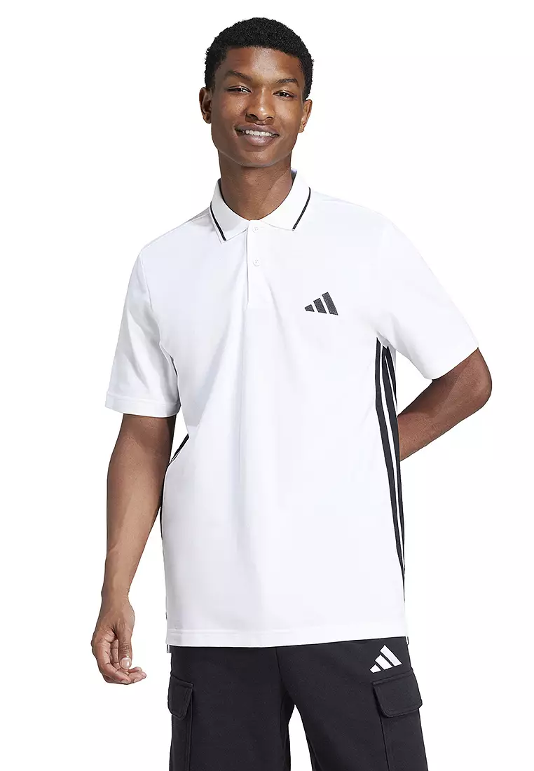 Buy ADIDAS Essentials 3-Stripes Piqué Polo Shirt 2026 Online | ZALORA