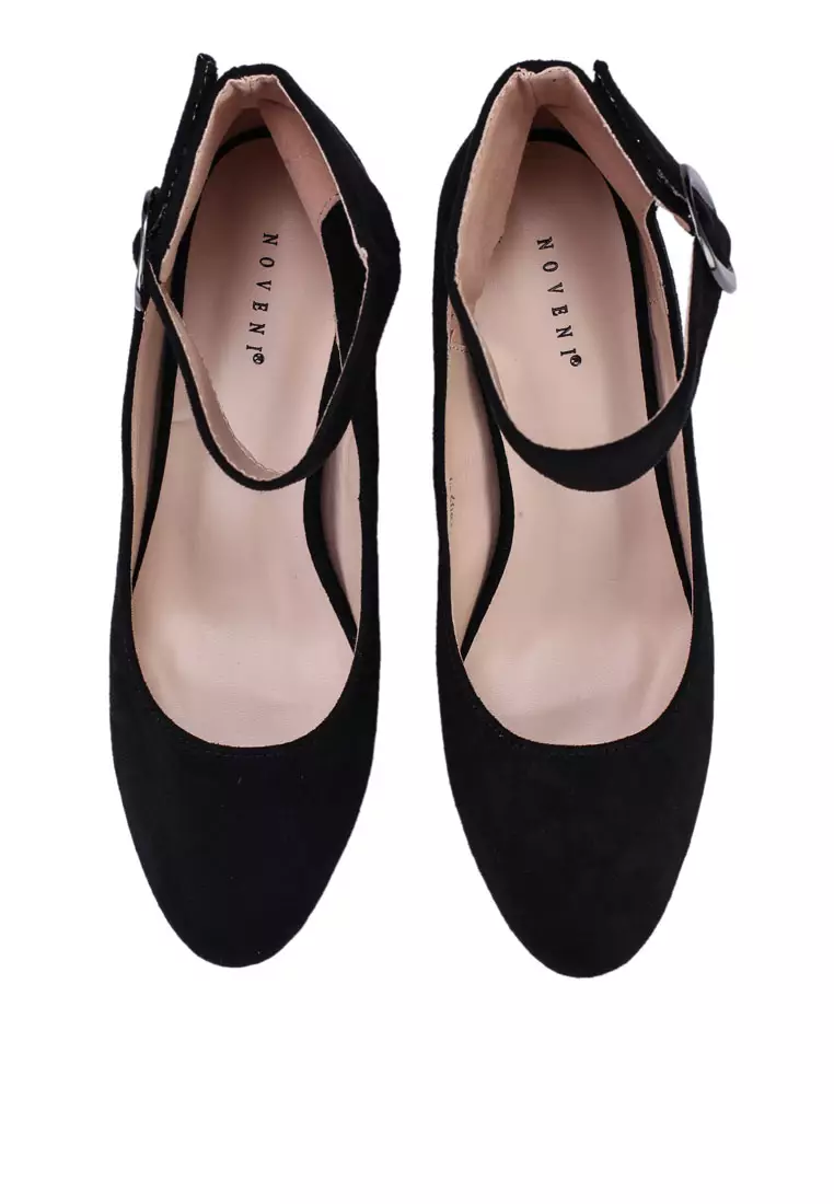 Buckled Block Heels