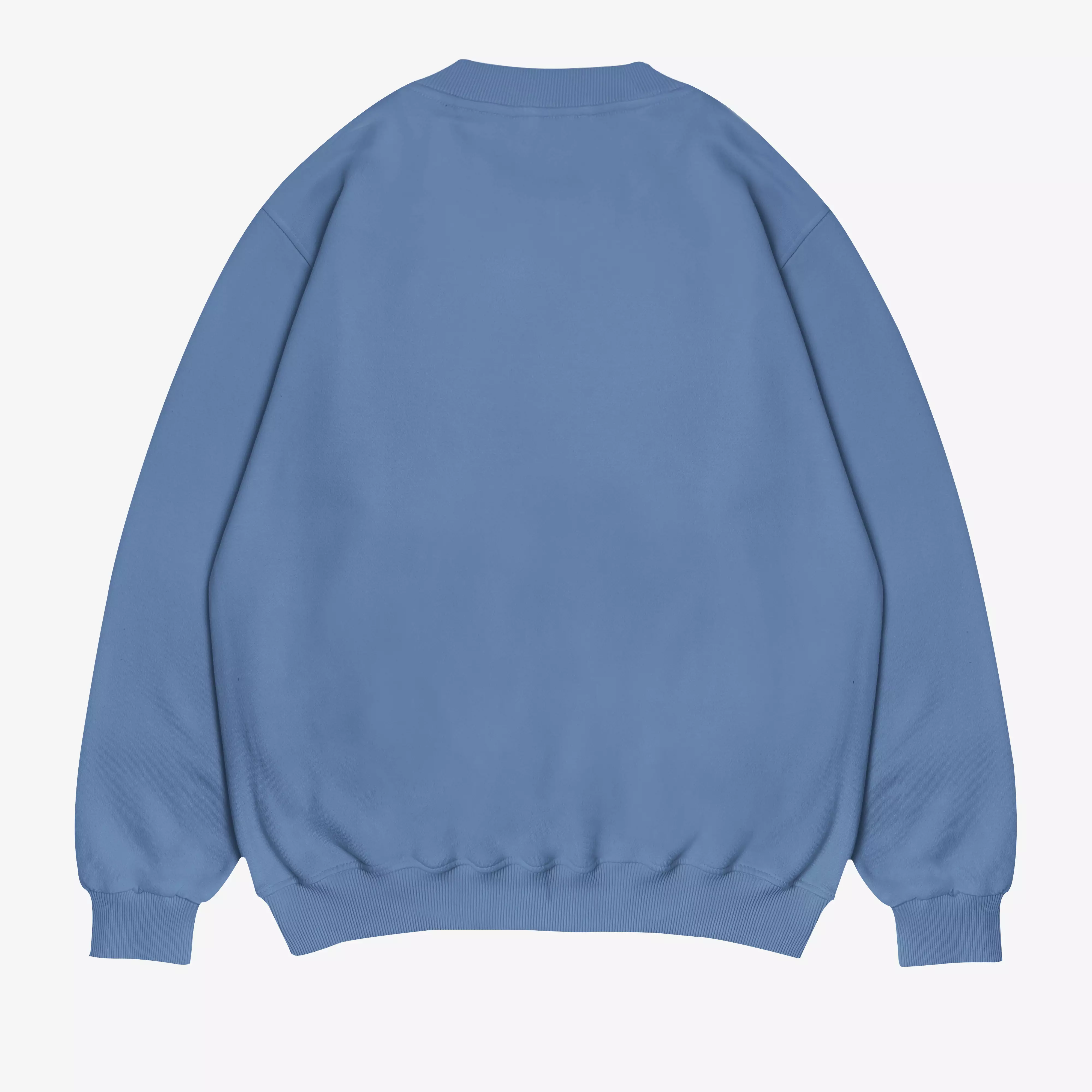 OOTDSUPPLY Crewneck Discord Black & Steel Blue | Sweater Pria & Wanita CN106