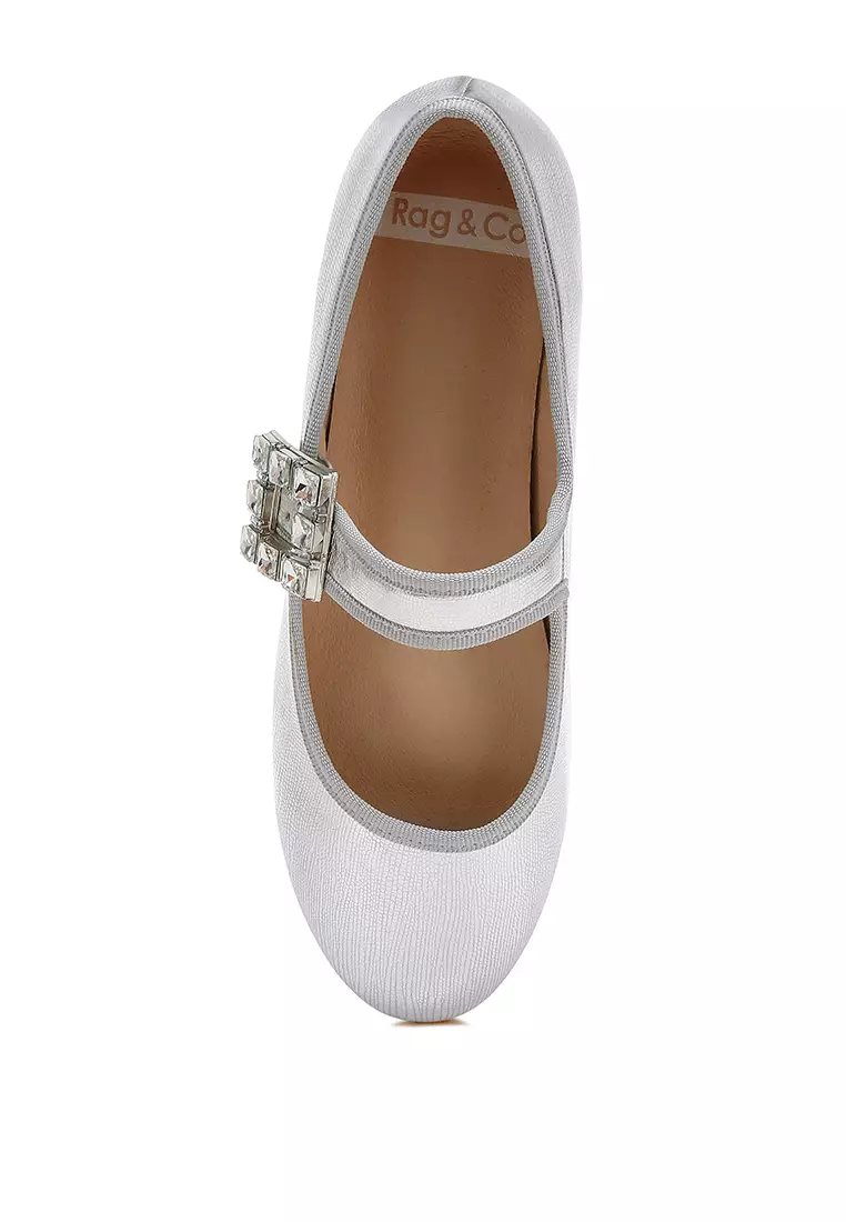 Bros Sandal Mary Jane Warna Perak