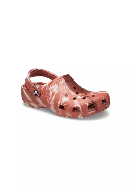Classic Marbled Clog in Dark Clay Multi