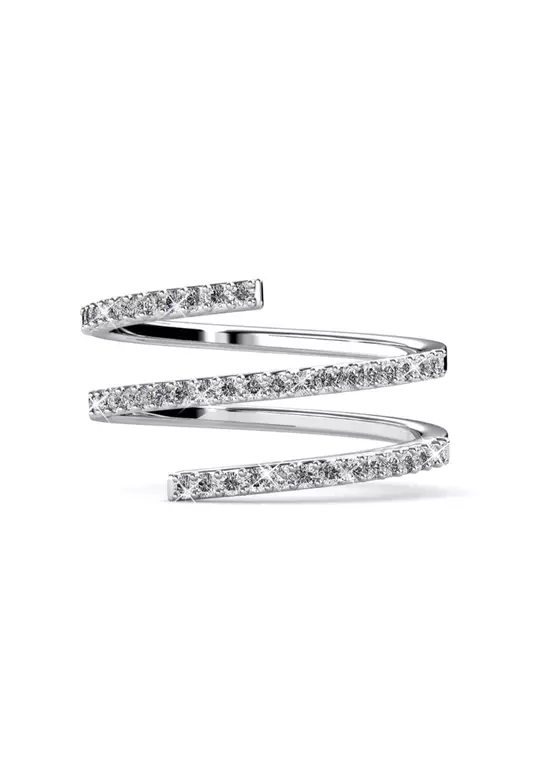 Twirler Ring Embellished with SWAROVSKI® crystals-6