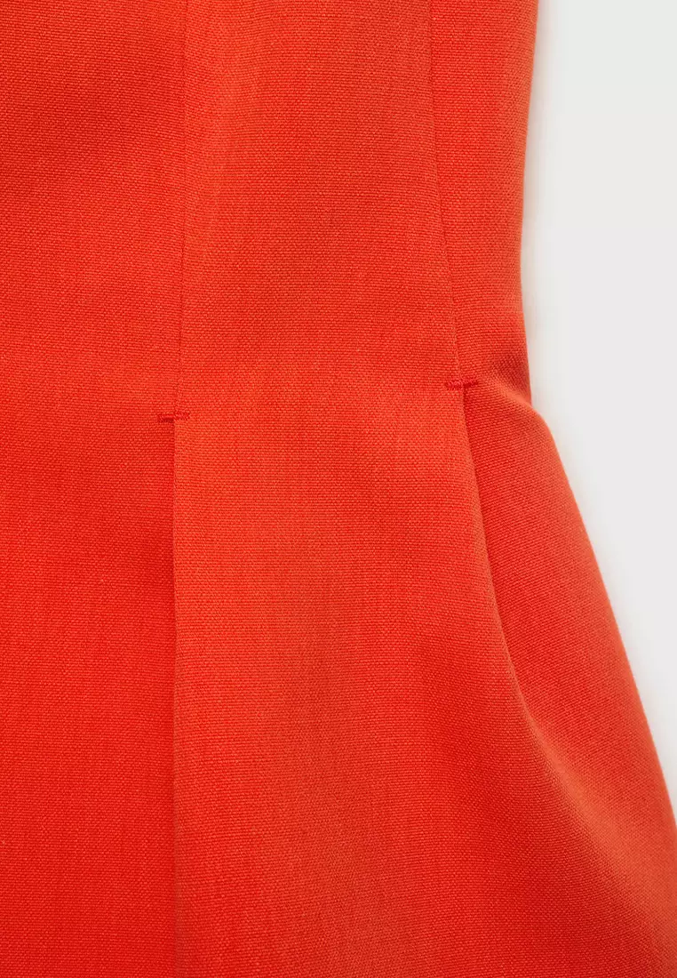 Halter-Neck Peplum Waistcoat