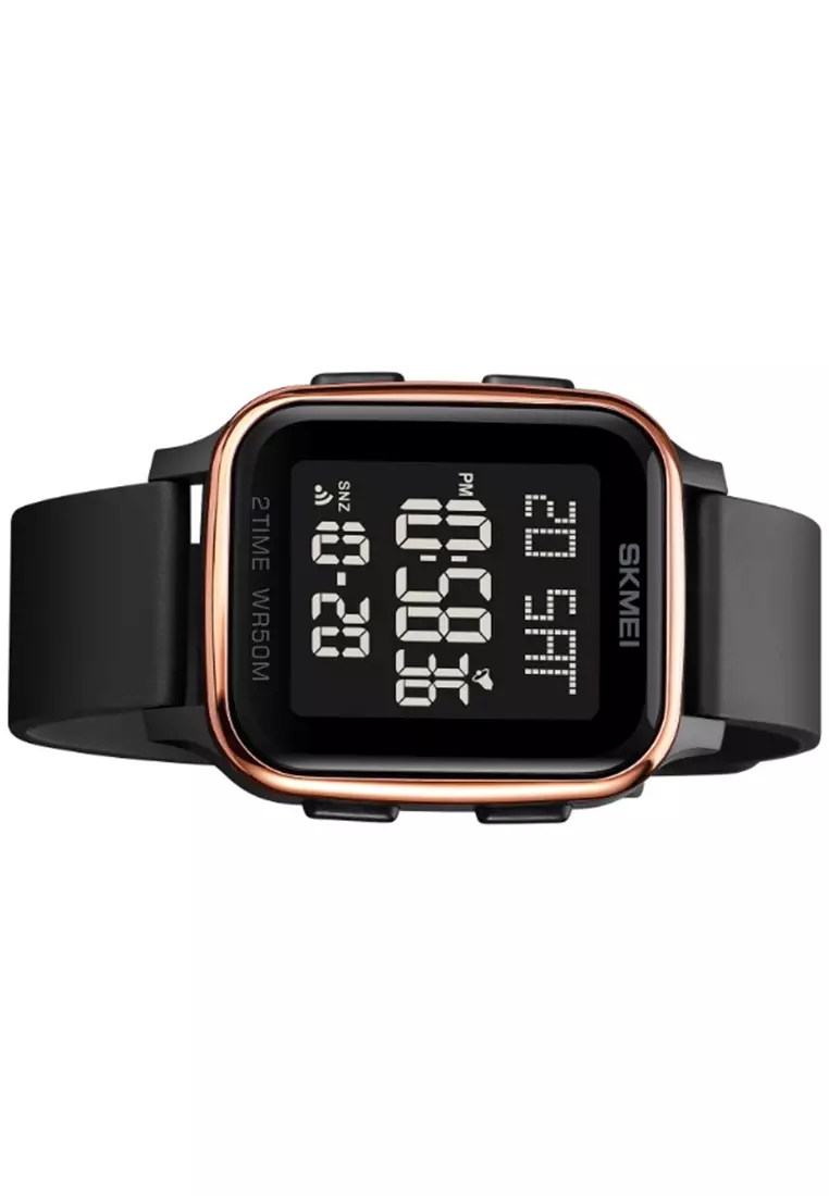 Jam Tangan Digital Pria Waterproof Many Function Strap Tali Material Silicone GN86 ORIGINAL