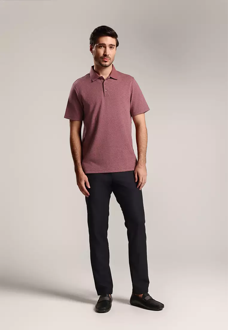 MOC - Kaos Polo Pria Lengan Pendek Byrne - Dark Beige