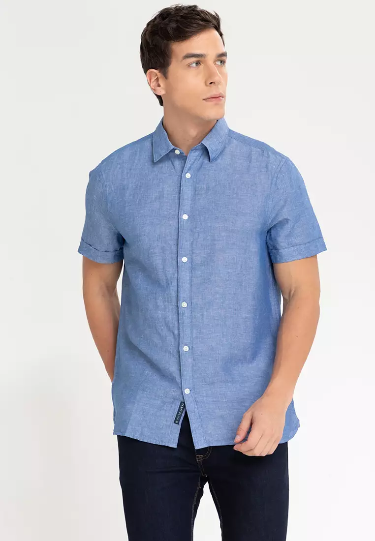 Buy Perry Ellis Casual Shirt Short Sleeve 2024 Online | ZALORA Philippines