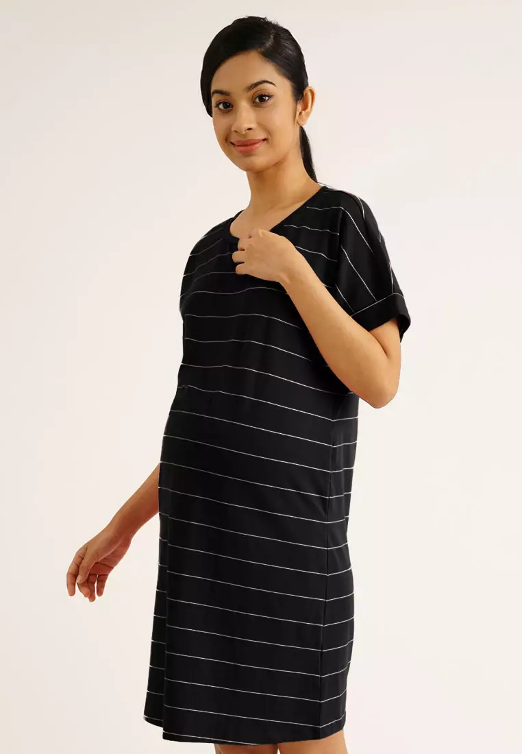 Buy 9months Maternity Black Maternity Jersey Shift Dress 2023 Online |  ZALORA Singapore