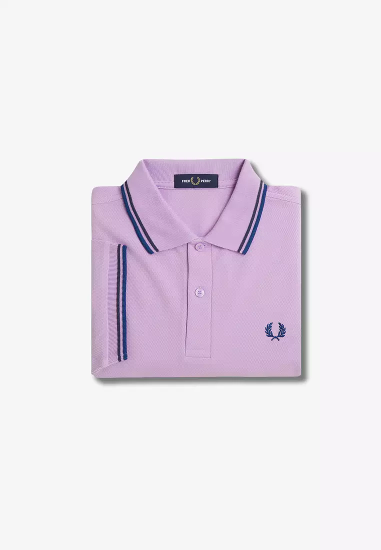 Fred Perry M3600 Twin Tipped Fred Perry Shirt (Ultra Violet)