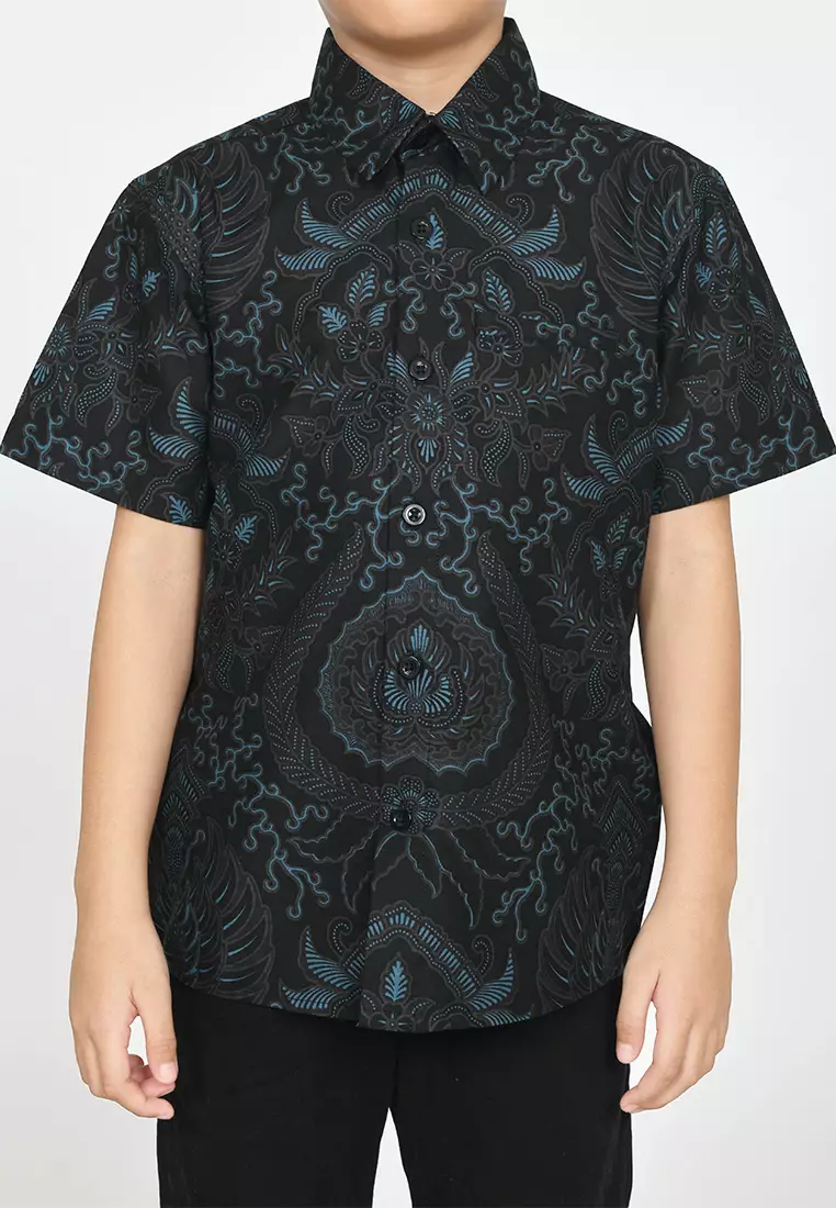 Hadinata Batik Kemeja Anak Surya Swati