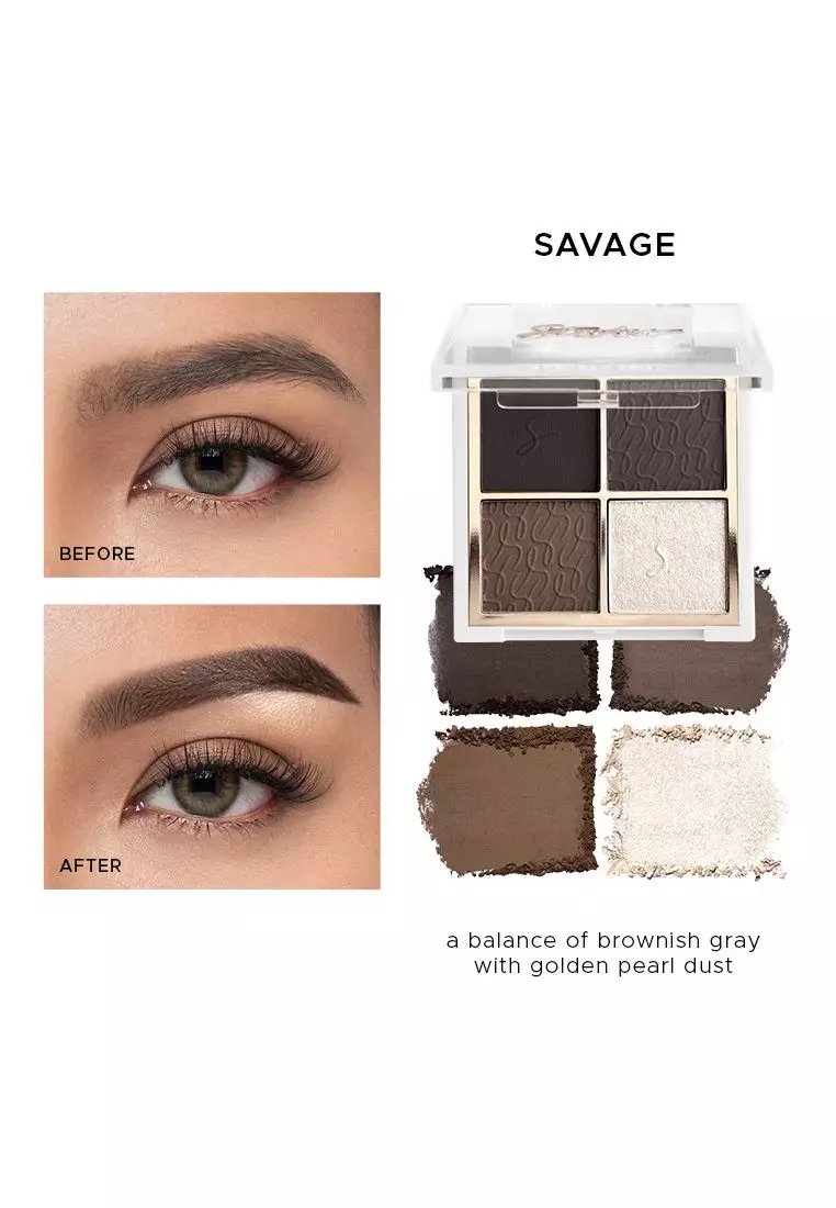 Discount on Strokes  shoes - SKU: Strokes Brow Definer Palette in SAVAGE