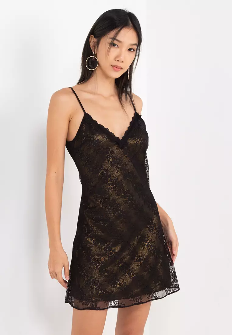 Topshop mini outlet slip dress