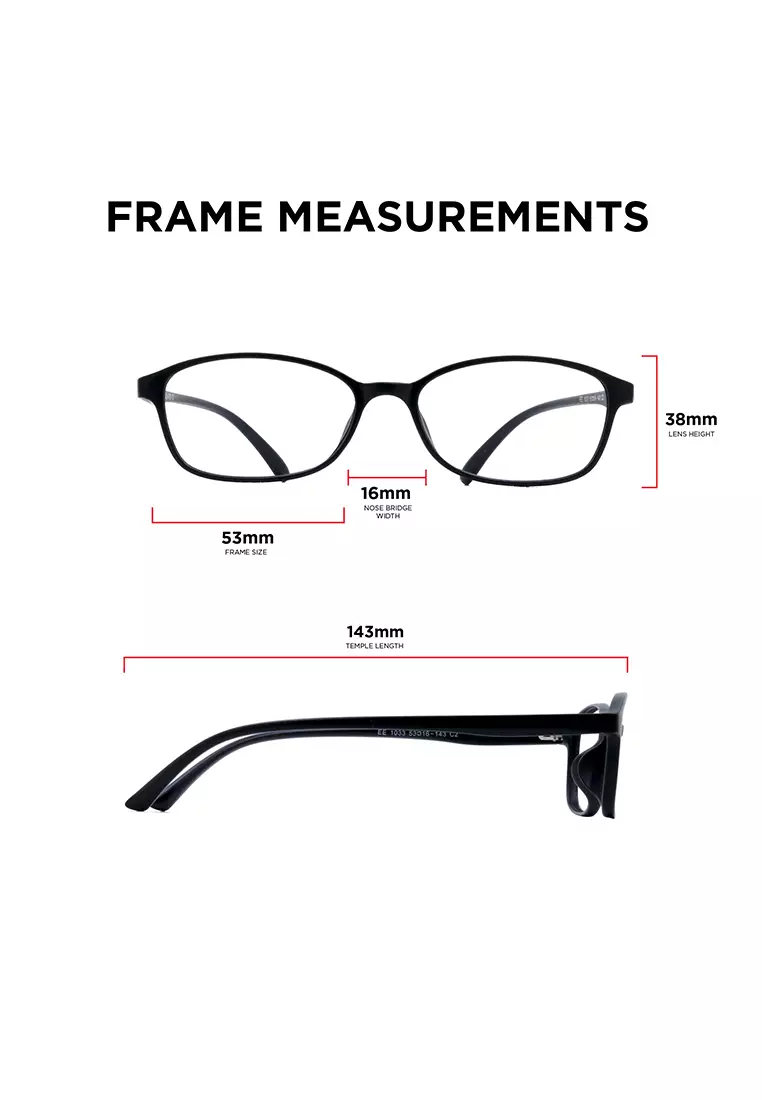 1033 (C4-Blue) Anti-Radiation Computer Eyeglasses for Men/Women