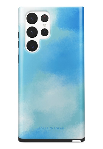 Polar Polar blue Clouds in Spring Samsung Galaxy S22 Ultra 5G Dual-Layer Protective Phone Case (Glossy) DC9CEAC163F4B5GS_1