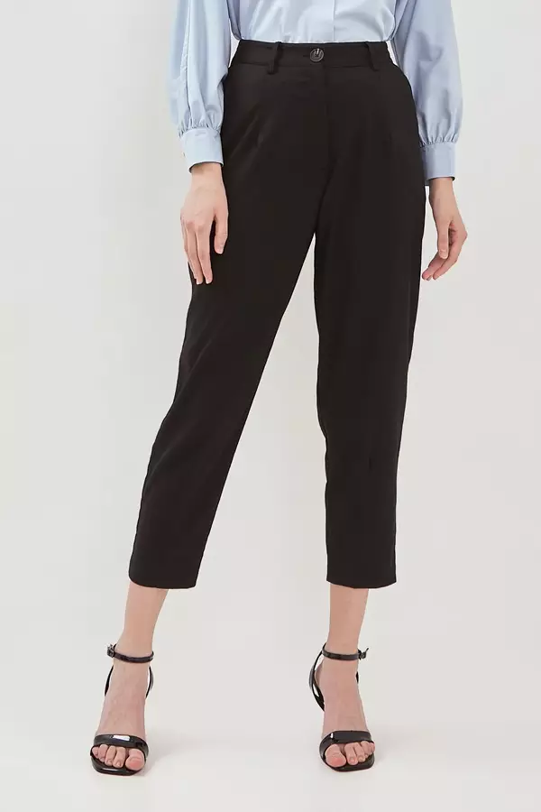 Minimal Panema Ankle Baggy Pants - Black