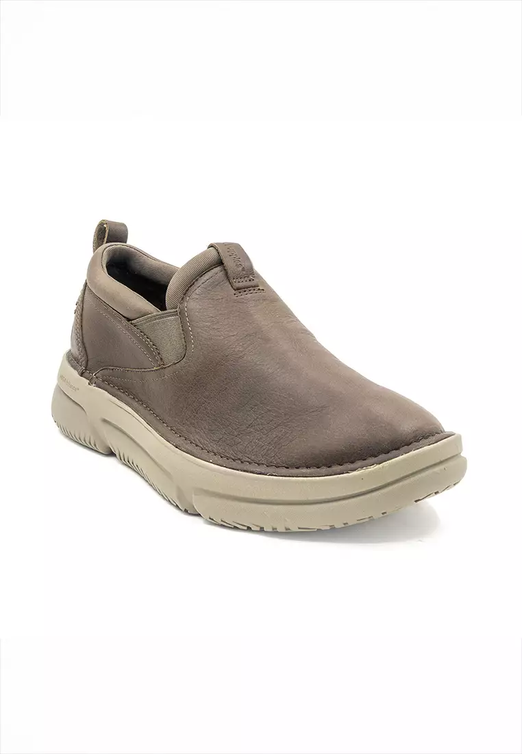 Hush Puppies Men's Shoes Baylor Slip On In Brown