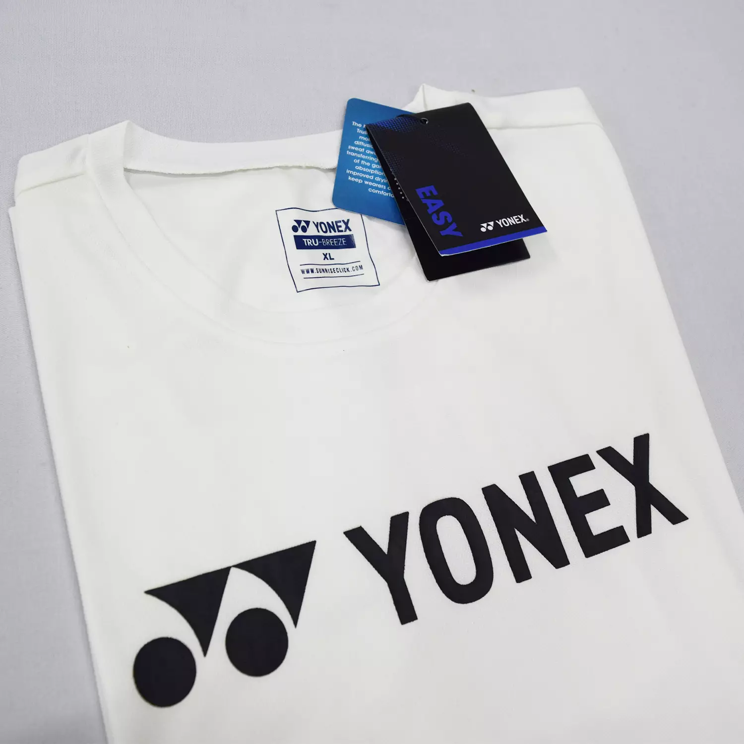 Baju Yonex RM-P064-2527-EASY23 White/Jet Black