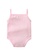 AKARANA BABY pink Spaghetti Strap Bodysuit Baby Romper - Pink 9B8F1KA192B321GS_2